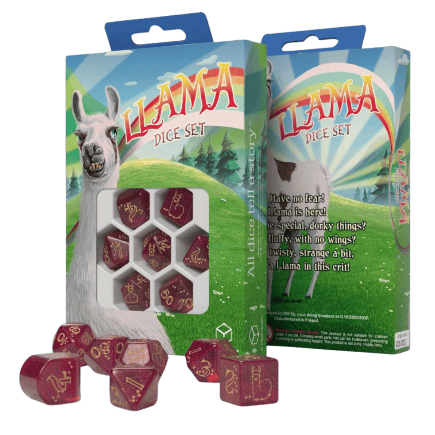 Llama Dice Set