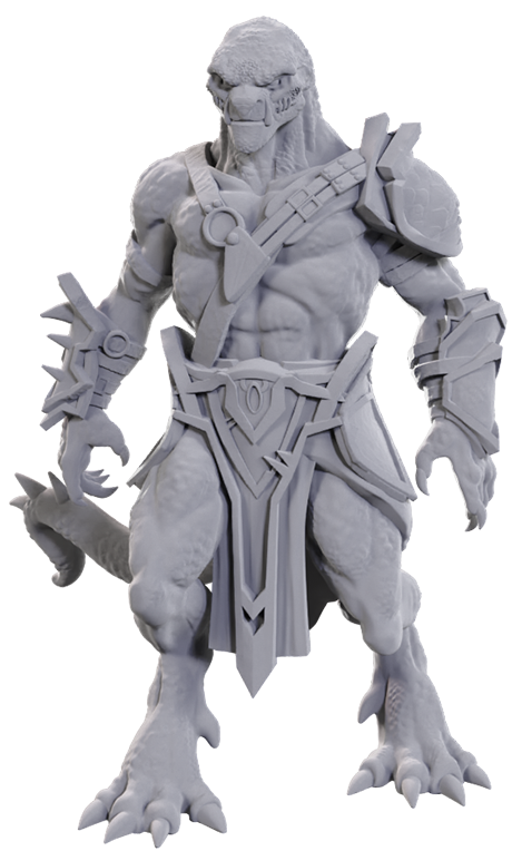 D&D - Unpainted Minis - Draconian Mastermind