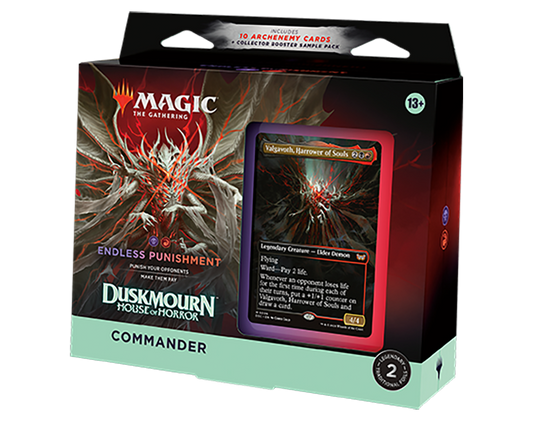 MTG - Duskmourn House of Horror - Endless Punishment Commander Deck