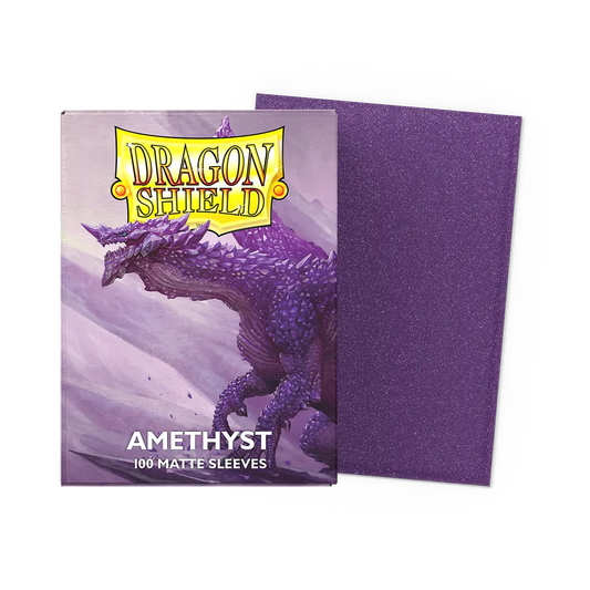 Dragon Shield - 100 Standard Size Sleeves - Amethyst Matte