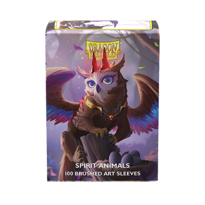 Dragon Shield - 100 Standard Size Brushed Art Sleeves - The Dragowlis