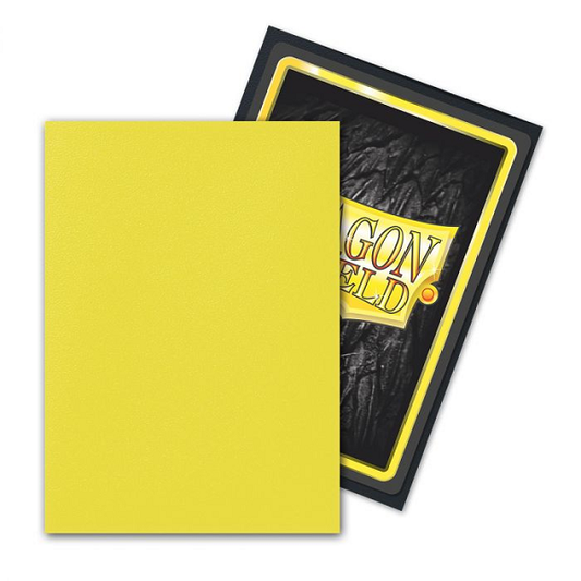Dragon Shield - 100 Standard Sized Matte Dual Sleeves - Lightning