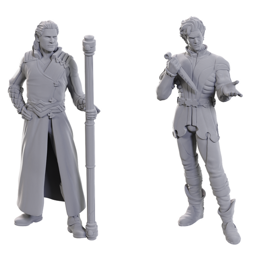 D&D Special Edition Baldur's Gate 3 - Unpainted Minis - Gale & Astarion