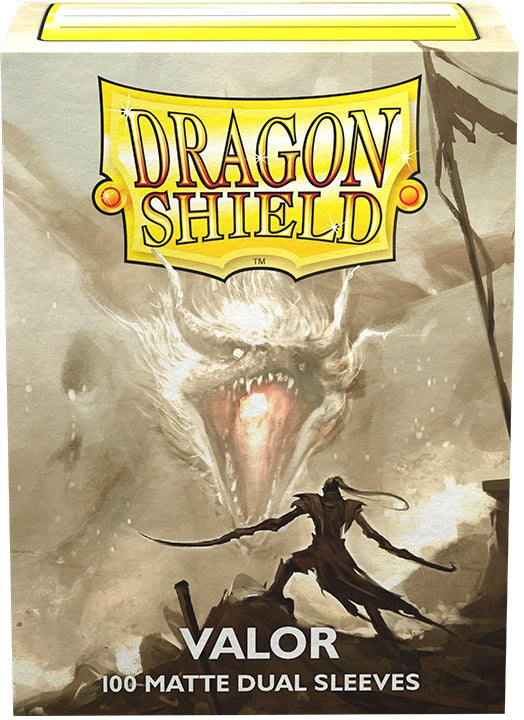 Dragon Shield - 100 Standard Size Sleeves - Matte Dual Valor